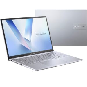 ASUS Vivobook 14 M1405NAQ-LY014 Ryzen 5 150 14,0 colių WUXGA IPS lygio ekranas 60 Hz 300 nitų AG 16 GB DDR5 512 GB SSD AMD Radeon grafika WLAN + BT 720p kamera 42 Wh baterija Be operacinės sistemos „Cool Silver“