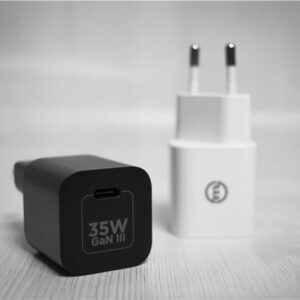 Mobile Origin 35W GaN III Super įkroviklis Single USB-C, juodos spalvos - Image 5