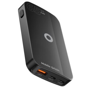 Mobile Origin 65W GaN III Slim įkroviklis dual USB-C, Single USB-A juodos spalvos - Image 10