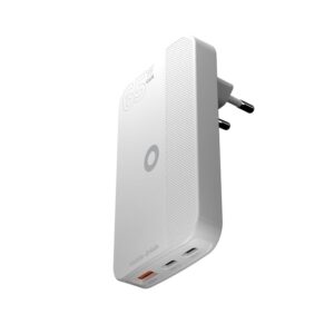 Mobile Origin 65W GaN III Slim įkroviklis dual USB-C, Single USB-A baltos spalvos - Image 16