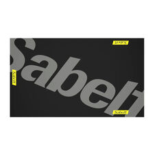 Sabelt Sim Floor Mat, floor mat for sim racing, 170 × 100 cm, non-slip - black