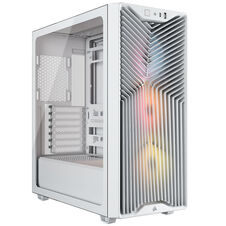 Corsair 3200D RS ARGB PC Case, Mid-Tower, ATX, Tempered Glass - White