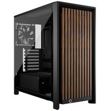 Corsair FRAME 4000D RS Wood PC Case, Mid-Tower, E-ATX - Wood, Black