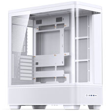 Jonsbo TK-5 PC Case, Mid Tower, ATX, Tempered Glass - white