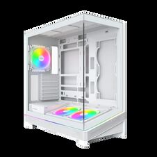 Montech Sky 3 PCMontech Sky 3 PC Case, Midi Tower, ATX, ARGB, Tempered Glass - White