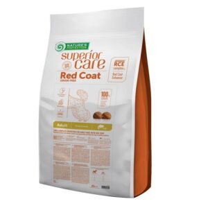 NATURE'S PROTECTION Superior Care Red Coat Adult Small breed Grain free Salmon - sausas maistas šunims - 10kg