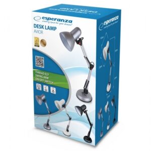 Esperanza AVIOR stalinė lempa E27 12 W LED Juoda - Image 3