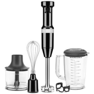 KitchenAid 5KHBV83EOB Panardinamas maišytuvas 180 W Juoda, Nerūdijančiojo plieno - Image 2