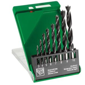 HIKOKI GRĄŽTŲ MEDIENAI RINKINYS 8 vnt. 3/4/5/6/7/8/9/10mm