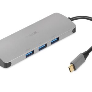 iBox IUH3RJ4K sąsajos šakotuvas C tipo USB 5000 Mbit/ai Sidabras - Image 2
