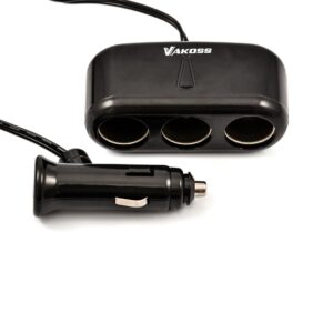 Automobilių „Vakoss TP-3263CK“ cigarečių žiebtuvėlių daliklis