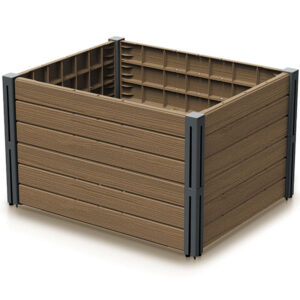 PROSPERPLAST DARŽO DĖŽĖ-SODO RABATĖ BASE PLANET 75,6x61,8x46cm RUDA