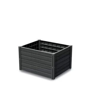 PROSPERPLAST DARŽO DĖŽĖ-SODO RABATKA BASE PLANET 75,6x61,8x46cm ANTRACITO SPALVOS