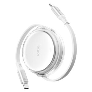 iOttie 100W Retractable USB-C Cable 2 Pack, white - Image 20