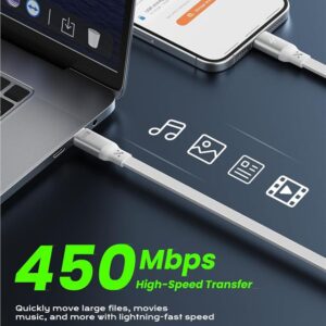 iOttie 100W Retractable USB-C Cable 2 Pack, white - Image 6