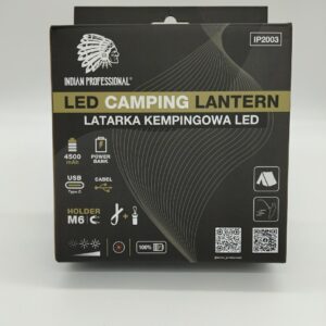 LED STOVYKLAVIMO ŽIBINTAS SU IŠORINE BATERIJA 4500mAh PREMIUM /INDIAN PROFESSIONAL