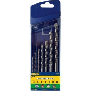 IRWIN GRĄŽTAS BETONUI MASONRY RINKINYS 7 vnt. 4, 5, 6, 7, 8, 10, 12 mm....