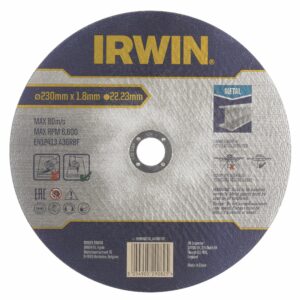 IRWIN PJOVIMO DISKAS METALUI PLOKŠČIAS 230mm x 1,8mm x 22,23mm