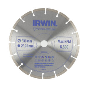 IRWIN DEIMANTINIS DISKAS 230mm x 22,23mm / SEGMENTINIS