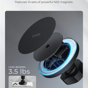 iOttie iTap 3 MagSafe Air Vent Mount with Magnetic Ring Adapter - Image 10