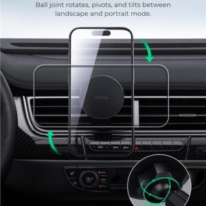iOttie iTap 3 MagSafe Air Vent Mount with Magnetic Ring Adapter - Image 4