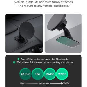 iOttie iTap 3 MagSafe Flush Mount with Magnetic Ring Adapter - Image 6