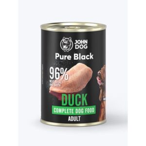 JOHN DOG Pure Black Antis - drėgnas ėdalas šunims - 800g