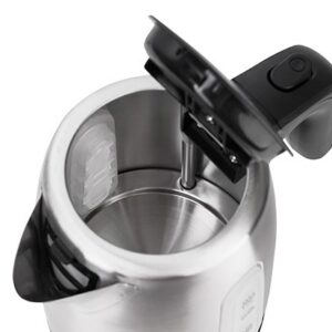 Adler AD 1273 elektrinis virdulys 1 L 1200 W Juoda, Riešutas, Nerūdijančiojo plieno - Image 3