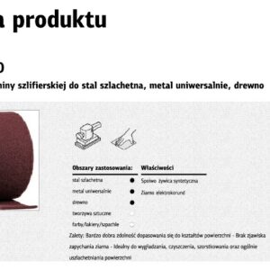 KLINGSPOR NEAUSTINIO PLUOŠTO RULONAS 150mm NRO 400 /10m *