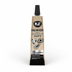 K2 SILIKON JUODAS LISAS 21G AUKŠTATEMPERATŪRIS +350°C SKYSTA TARPINĖ