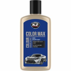 K2 SPALVĄ ATSTATANTIS VAŠKAS SUTEIKIA BLIZGESIO IR APSAUGO COLOR MAX 250 MĖLYNAS 250ML