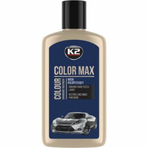 K2 COLOR MAX SPALVĄ ATSTATANTIS VAŠKAS, SUTEIKIANTIS BLIZGESĮ IR APSAUGĄ, TAMSIAI MĖLYNAS 250ML