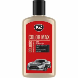 K2 SPALVĄ ATSTATANTIS VAŠKAS, SUTEIKIANTIS BLIZGESĮ IR APSAUGĄ COLOR MAX 250 RAUDONAS 250ML