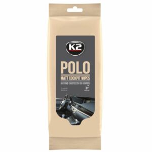 K2 MATINĖS SERVETĖLĖS PRIETAISŲ SKYDELIUI ENERGY SHOT POLO MATT WIPES 24 VNT. - Image 1