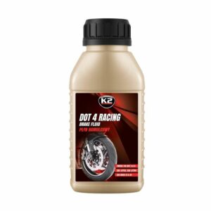 K2 STABDŽIŲ SKYSČIAI DOT4 SU SERTIFIKATU. DOT 4 RACING 250ML - Image 1