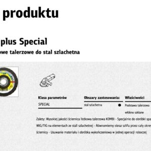 KLINGSPOR LAMELINIS ŠLIFAVIMO DISKAS SMT850 125 SPEC.COARSE NEAUSTINIS PLUOŠTAS+POPIERIUS