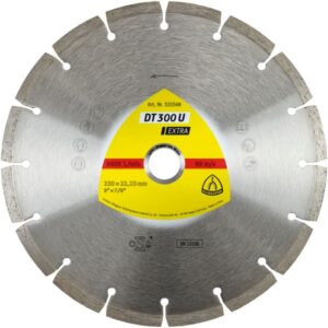 KLINGSPOR DEIMANTINIS DISKAS SEGMENTINIS 125mm x 22,2mm DT300U BETONAS.