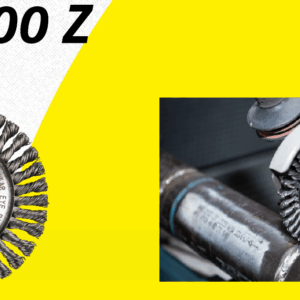 KLINGSPOR VAMZDŽIŲ ŠEPETYS 125mm x 6 x 22,23 BRP600Z SUSUKTA VIELA