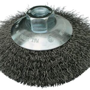 KLINGSPOR KŪGINIS ŠEPETYS 125mm M14 BK600W BANGUOTA VIELA