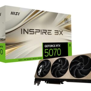 MSI GeForce RTX 5070 12G INSPIRE 3X OC NVIDIA 12 GB GDDR7