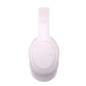 Havit H633BT - belaidės ausinės ant ausų, rožinės spalvos - Image 3