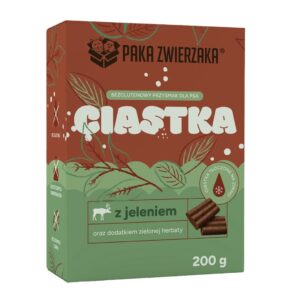 PAKA DLA ZWIERZAKA elniena su žaliąja arbata – skanėstas šunims – 200g