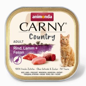 ANIMONDA Carny Country jautiena, ėriena + fazanas - šlapias kačių maistas - 100 g