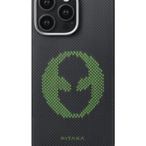 Pitaka x Aries Tactile Woven dėklas, Alien - Apple iPhone 16 Pro - Image 9