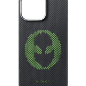 Pitaka x Aries Tactile Woven dėklas, Alien - Apple iPhone 16 Pro