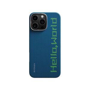 Pitaka Tactile Woven dėklas, Hello World - Apple iPhone 16 Pro Max