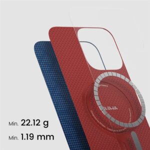 Pitaka Tactile Woven dėklas, PTK Dark Blue - Apple iPhone 16 Pro Max - Image 7