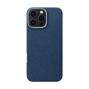 Pitaka Tactile Woven dėklas, PTK Dark Blue - Apple iPhone 16 Pro Max
