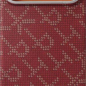 Pitaka Ultra-Slim dėklas, Monogram-Gold/Red - Apple iPhone 17 Pro - Image 3