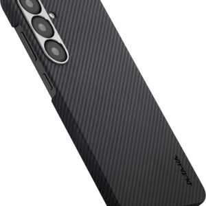 Pitaka Ultra-Slim dėklas, juodos spalvos Twill - Samsung Galaxy S25 - Image 2